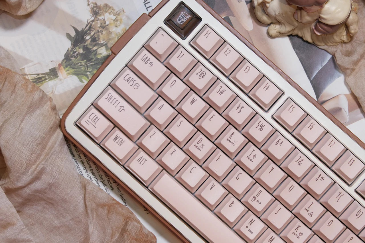 LeleLab x KeyTok Good Night,Cocoa Keycap