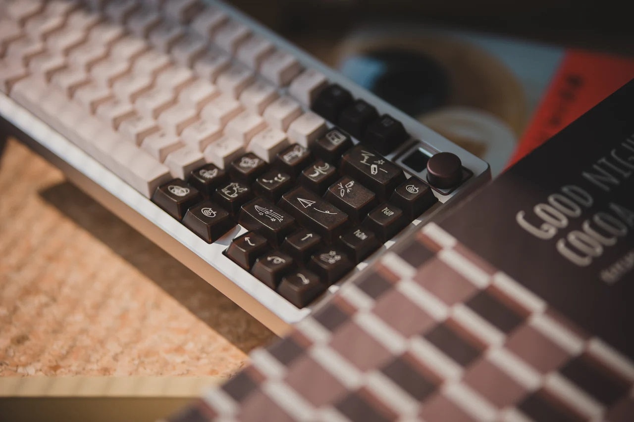 LeleLab x KeyTok Good Night,Cocoa Keycap