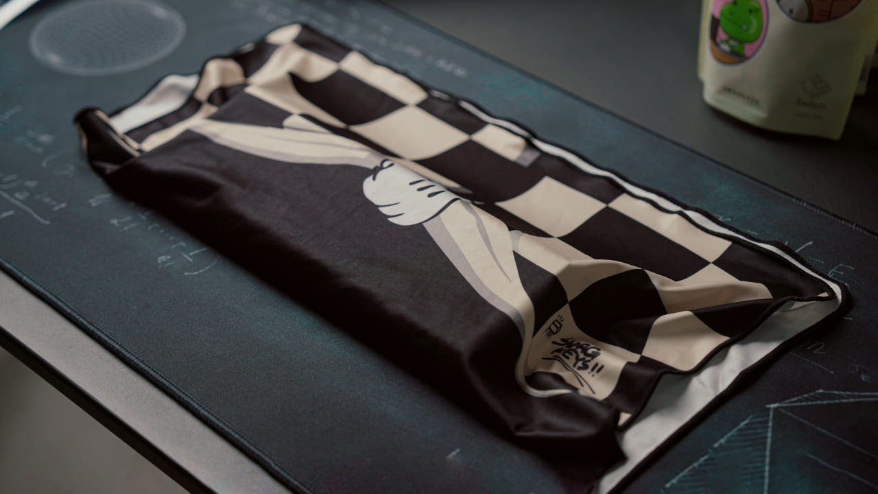 SW Check Beige Keyboard Cloth