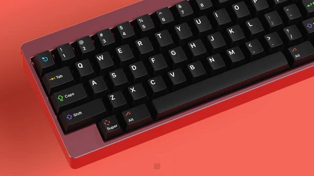 KAP White on Black keycap