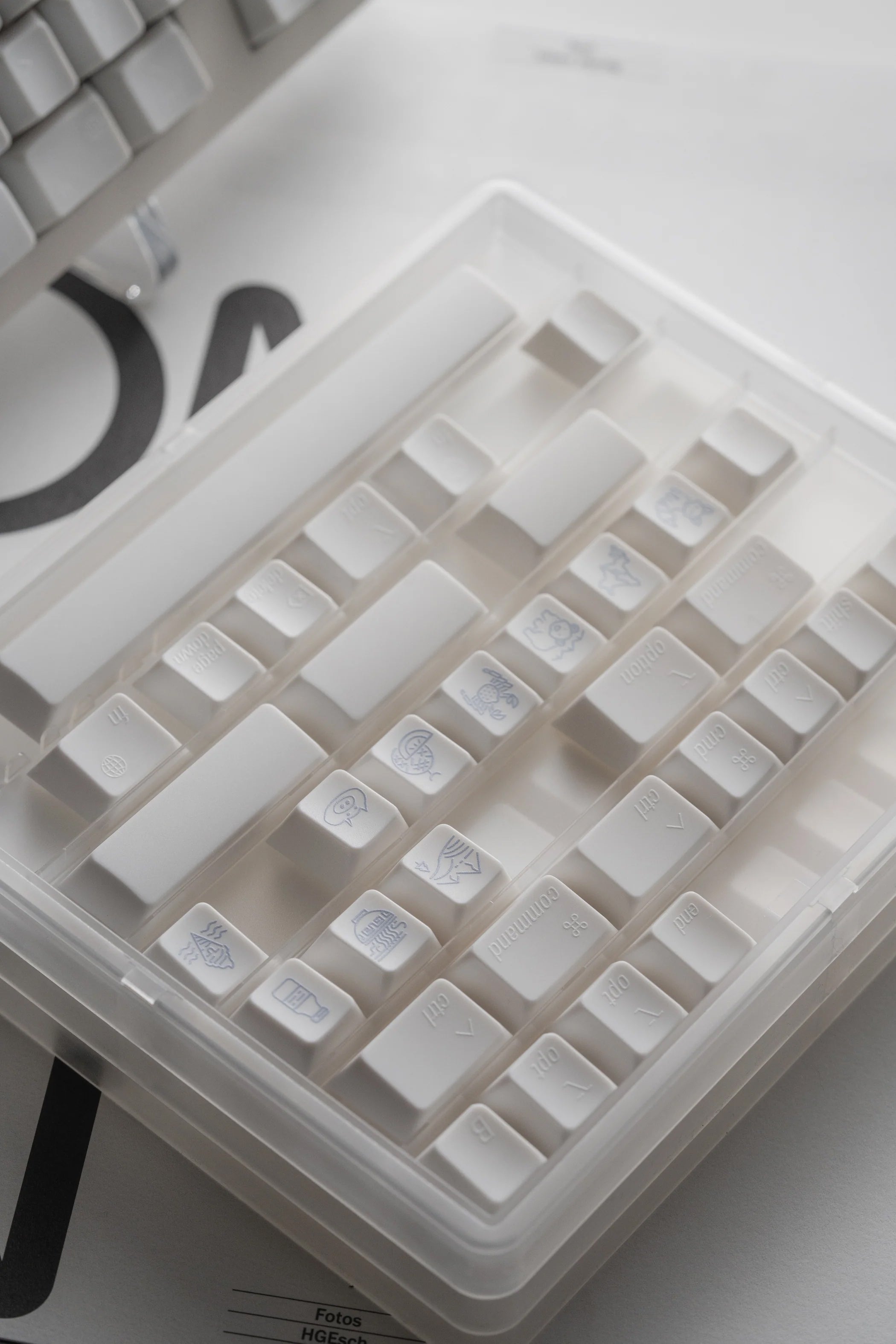 Lelelab Hokkaido White Keycap