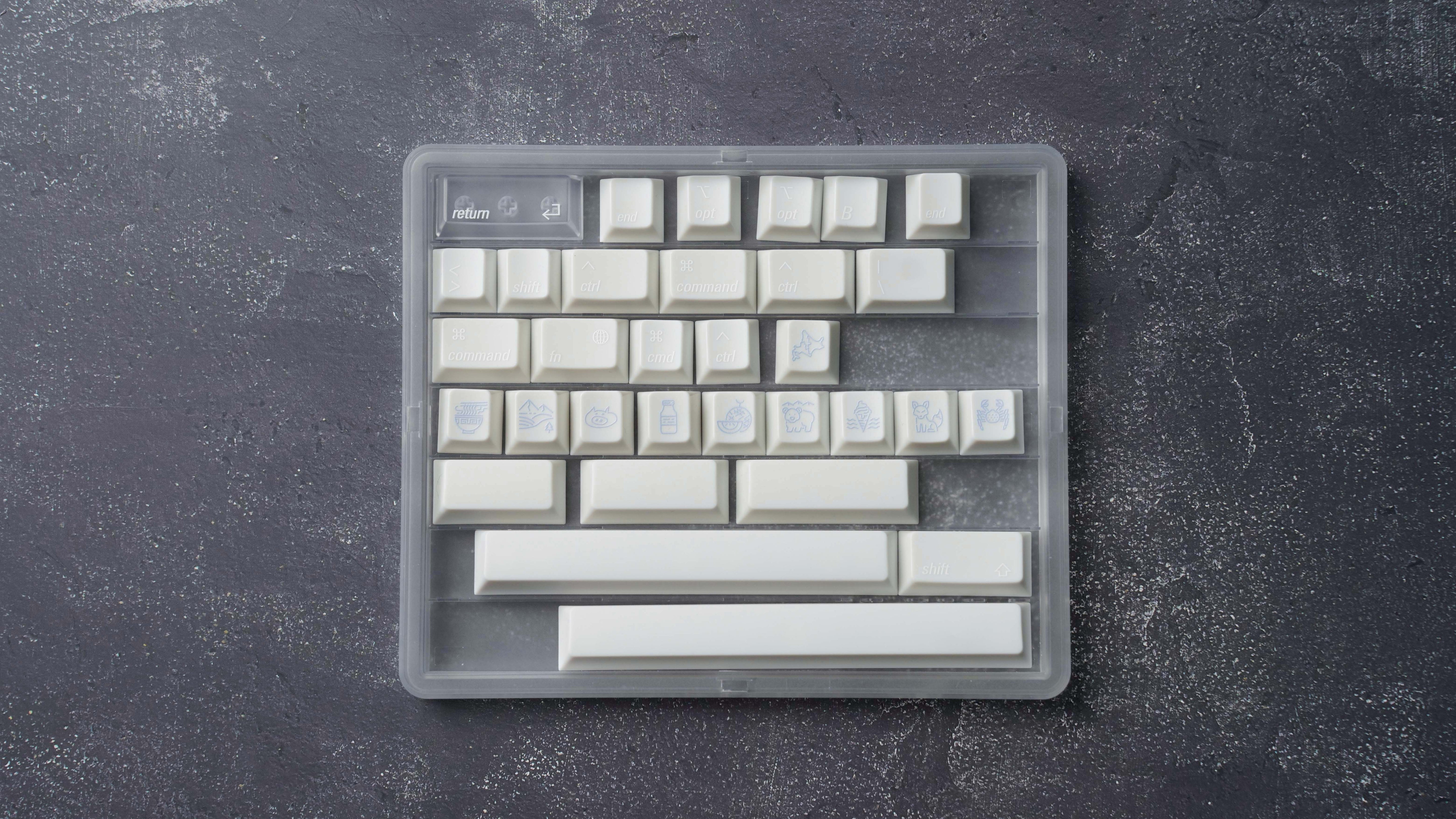 Lelelab Hokkaido White Keycap
