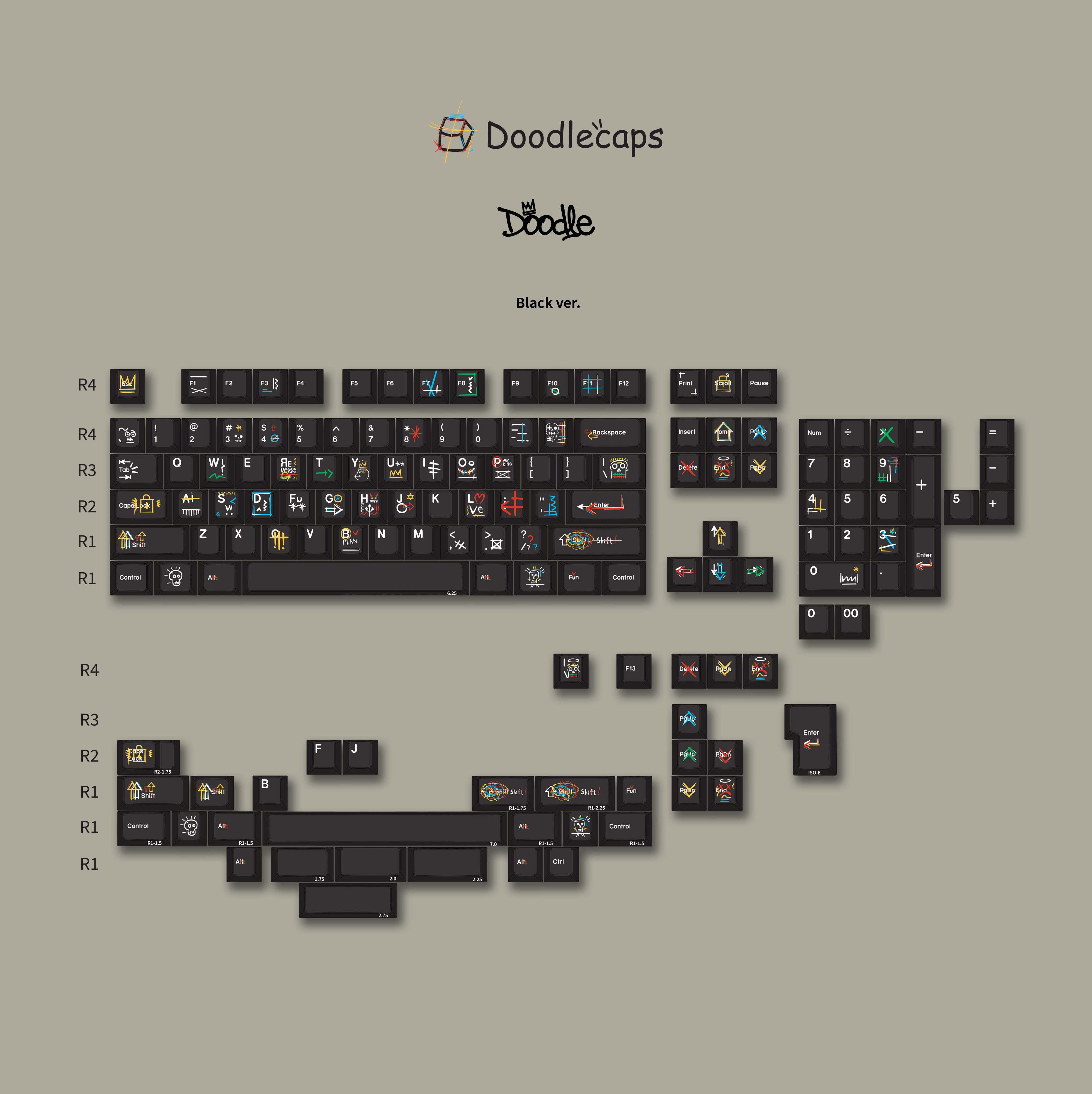 Doodlecaps Nakseo Black