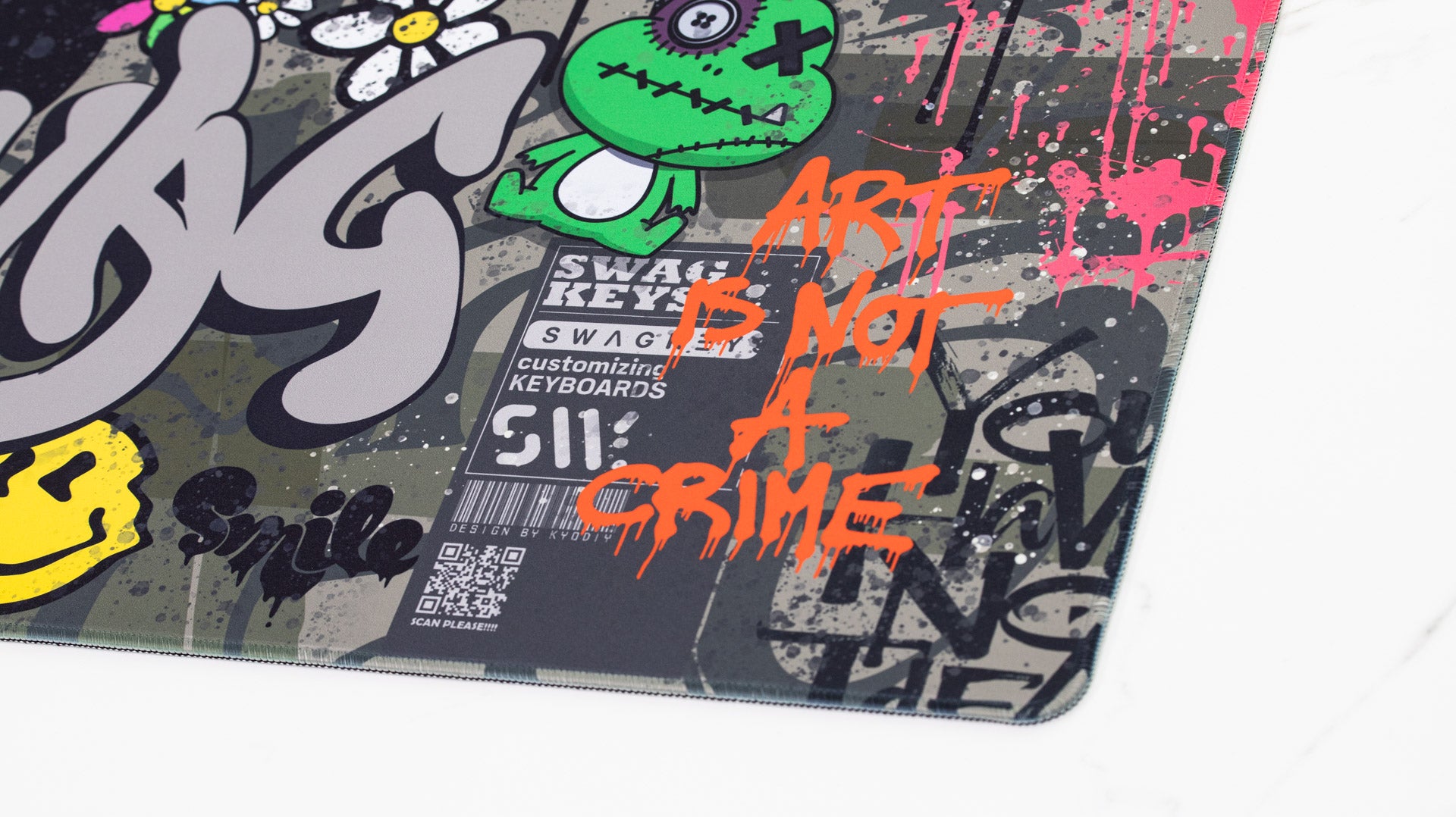 Swagkey x Kyodiy Graffiti V2 Deskmat