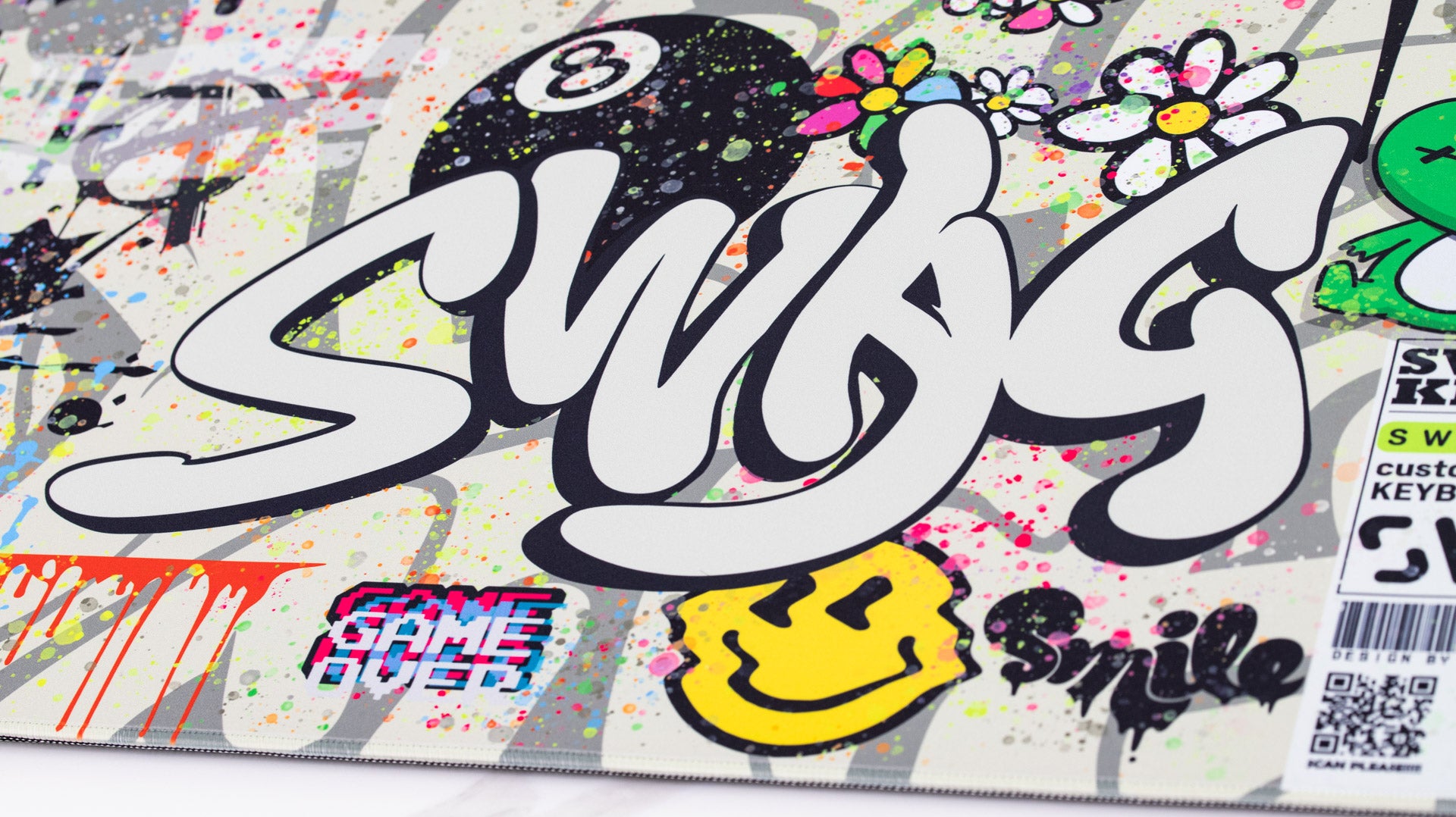 Swagkey x Kyodiy Graffiti V2 Deskmat