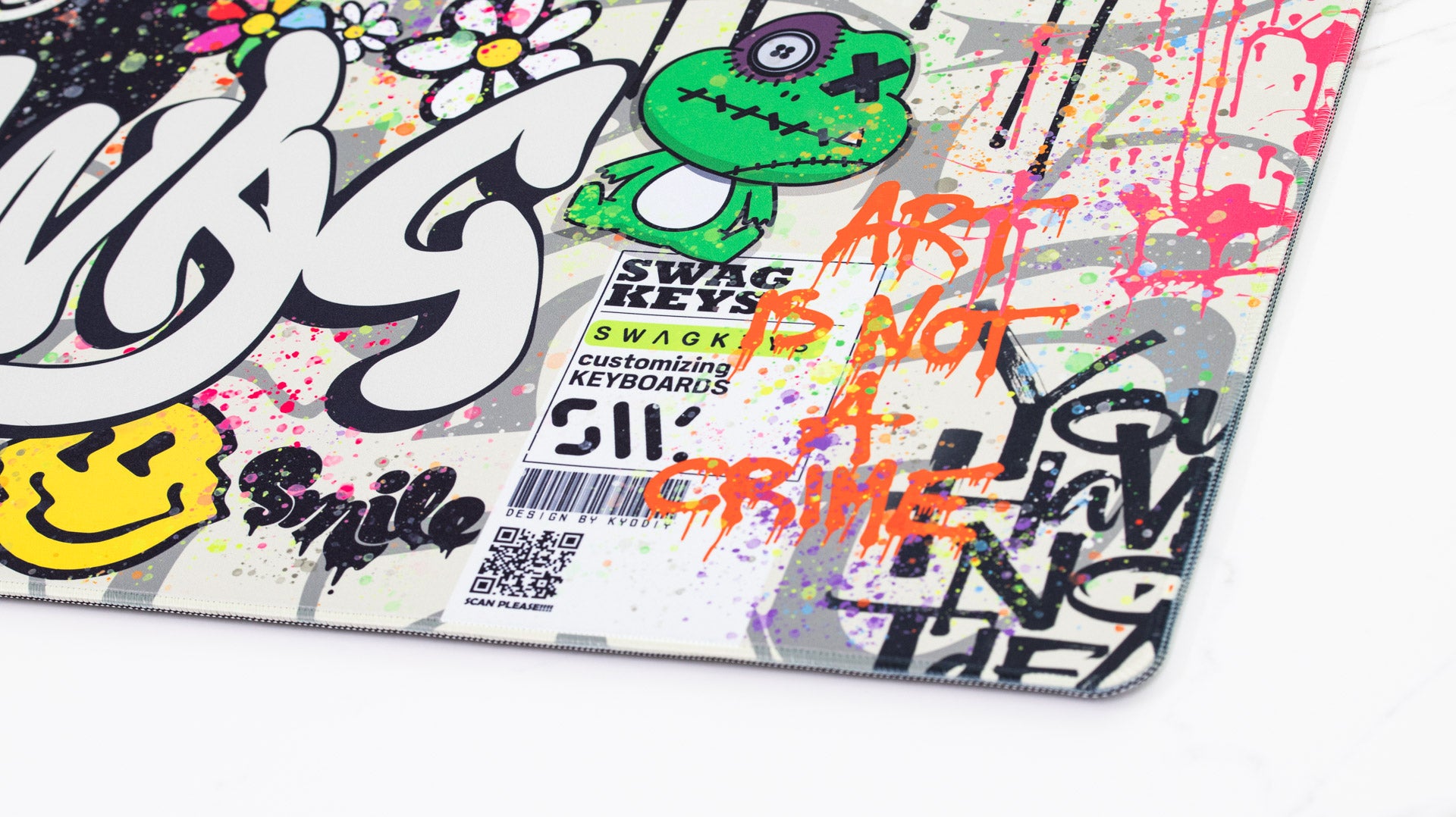 Swagkey x Kyodiy Graffiti V2 Deskmat