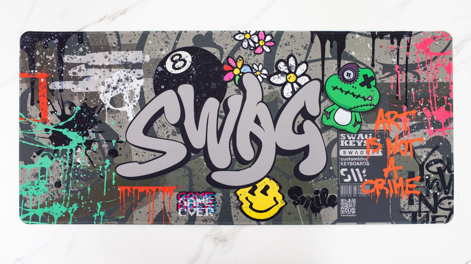 Swagkey x Kyodiy Graffiti V2 Deskmat