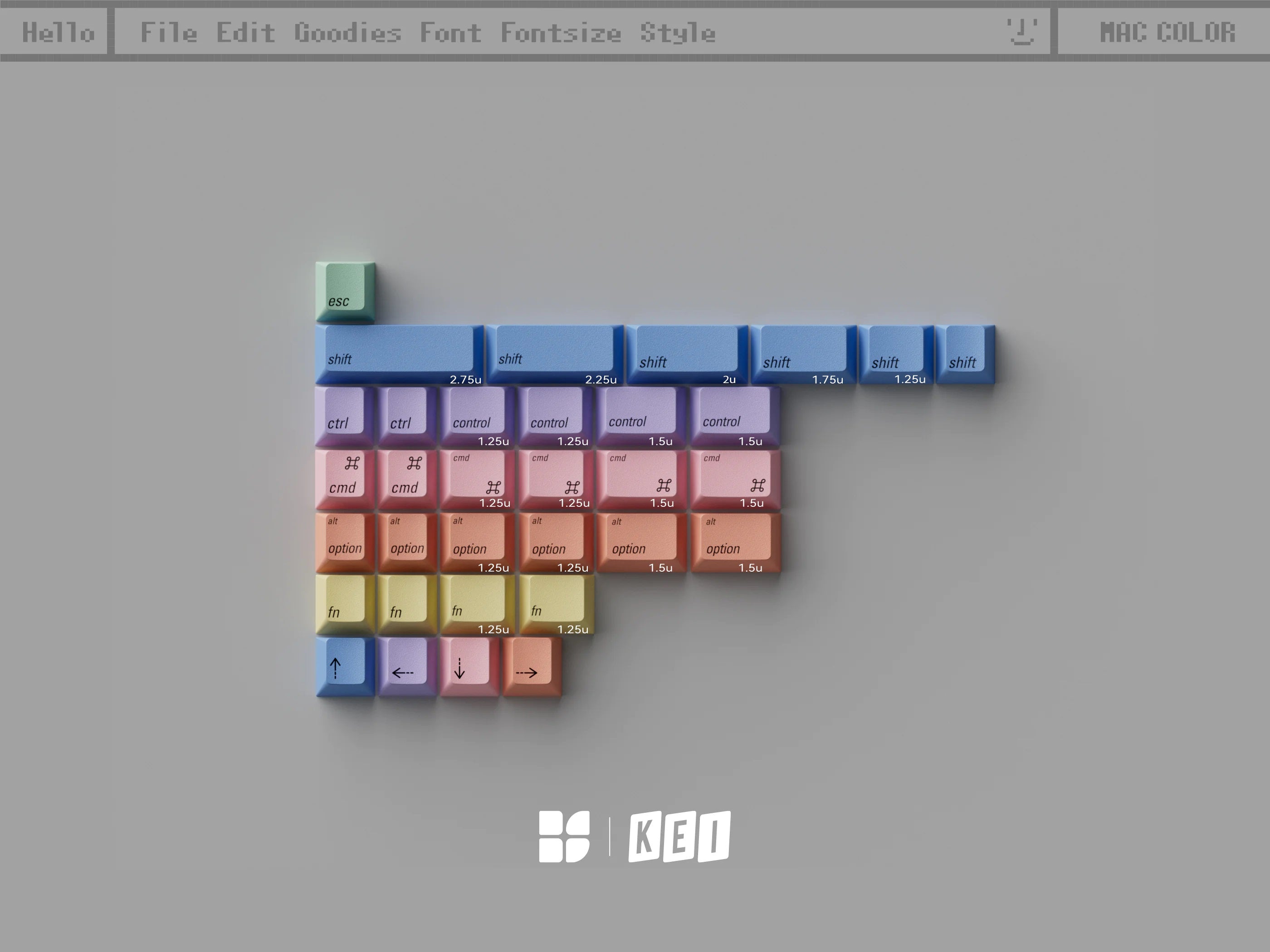 Keyboard Science Mac Color Keycaps