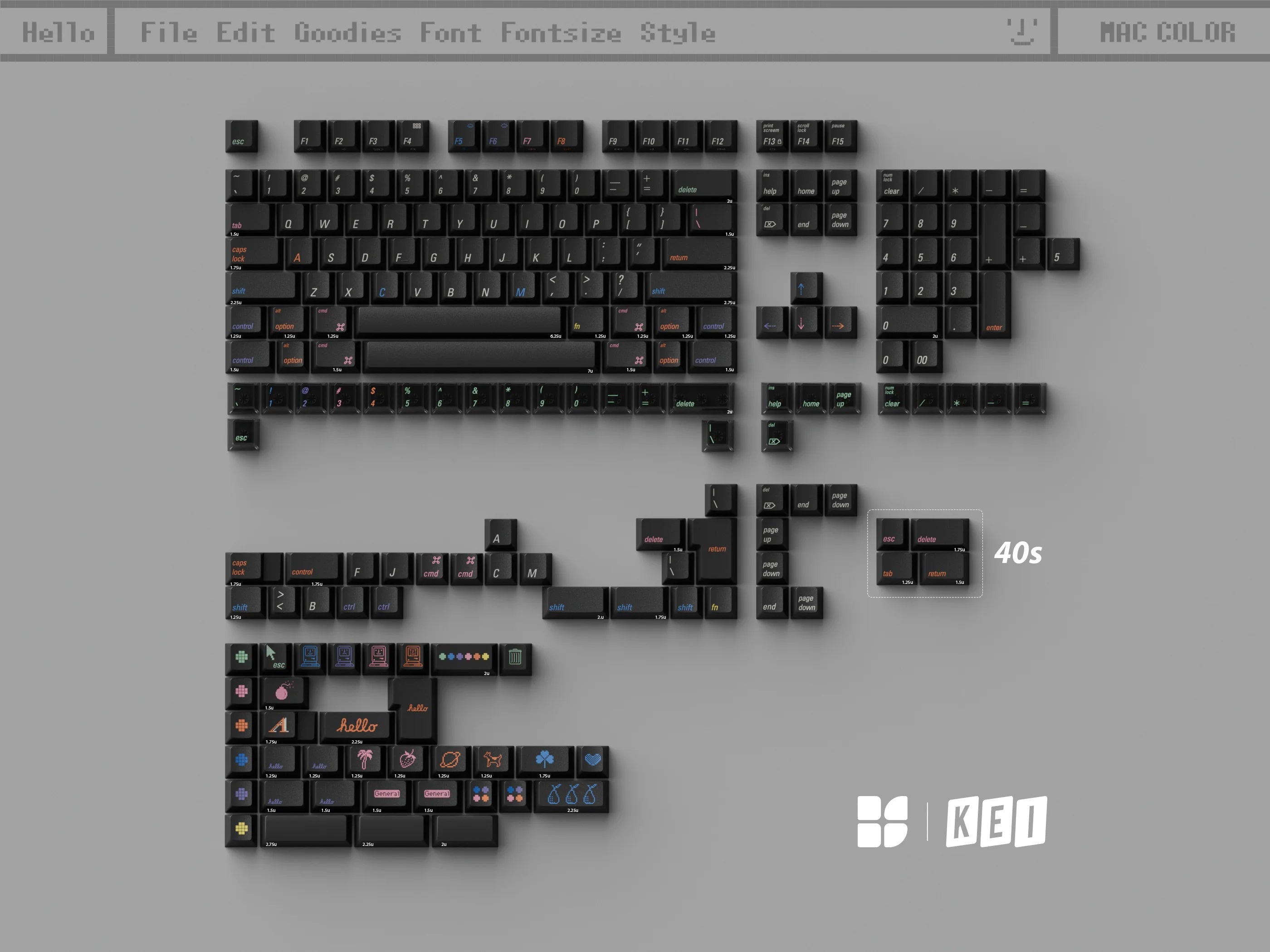 Keyboard Science Mac Color Keycaps