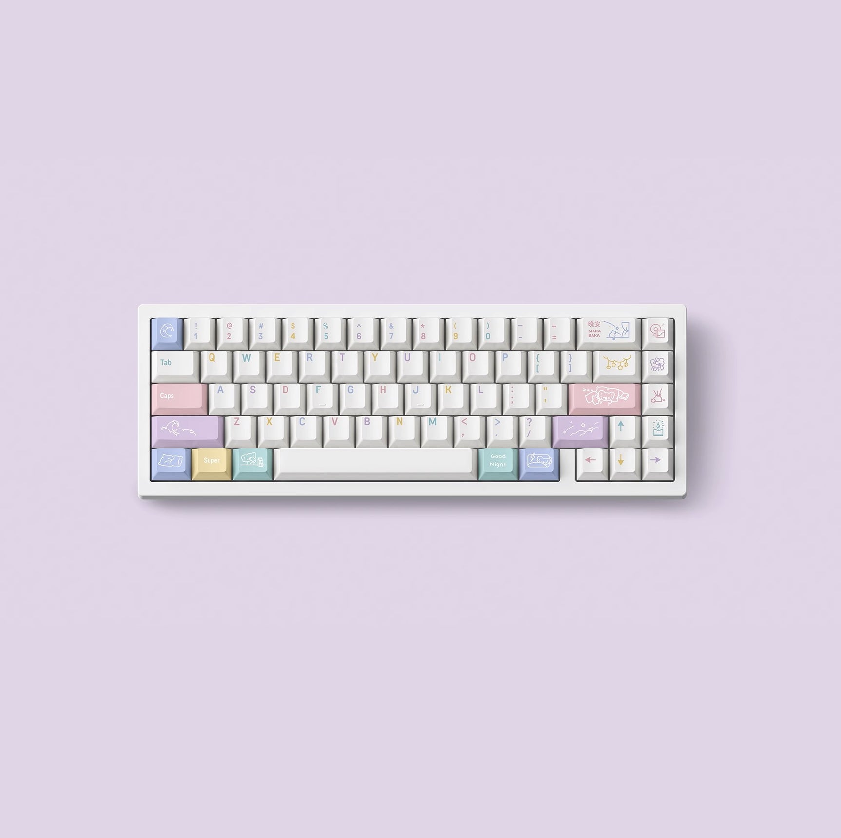 FBB Good Night keycaps