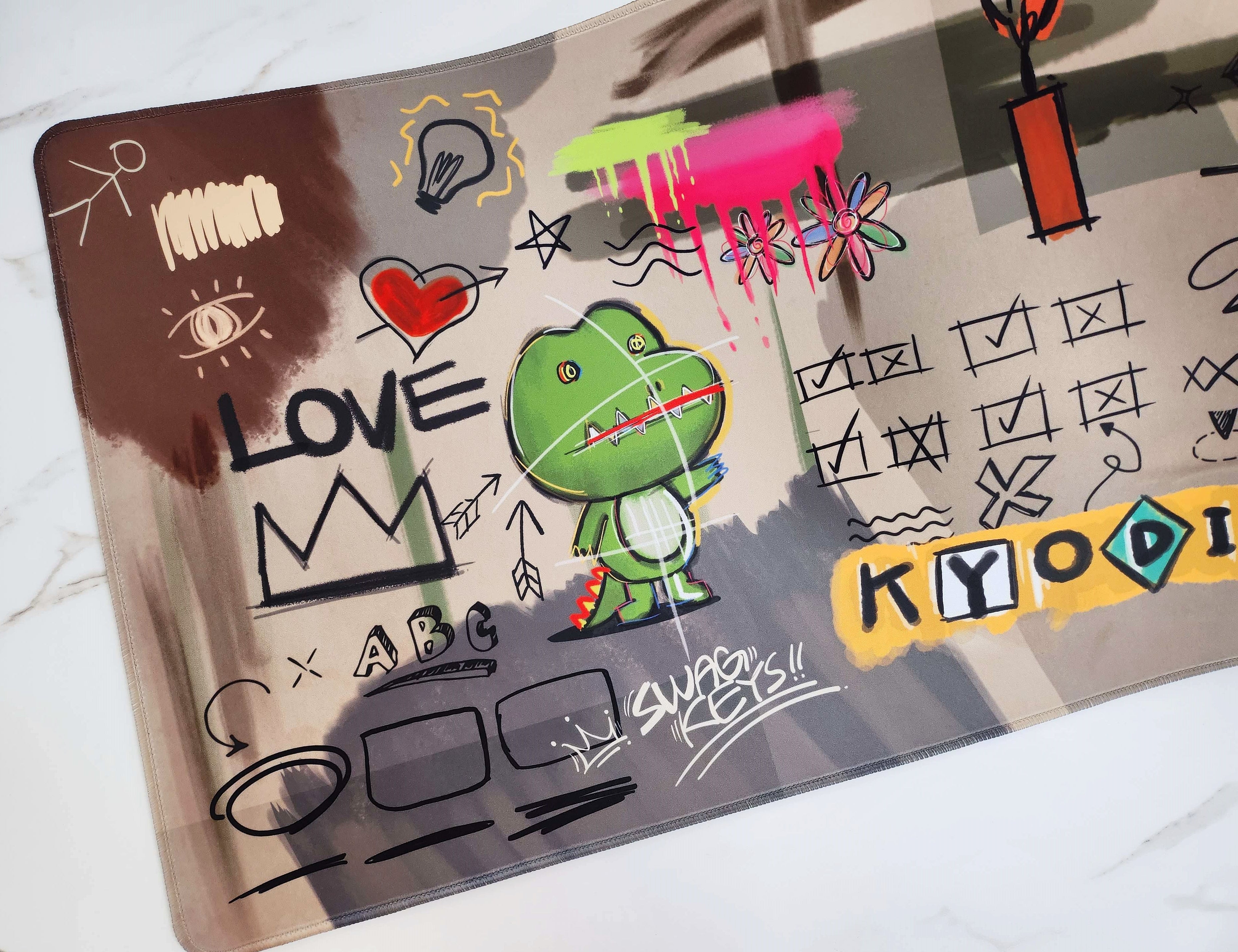 Swagkey X Kyodiy Graffiti Deskmat