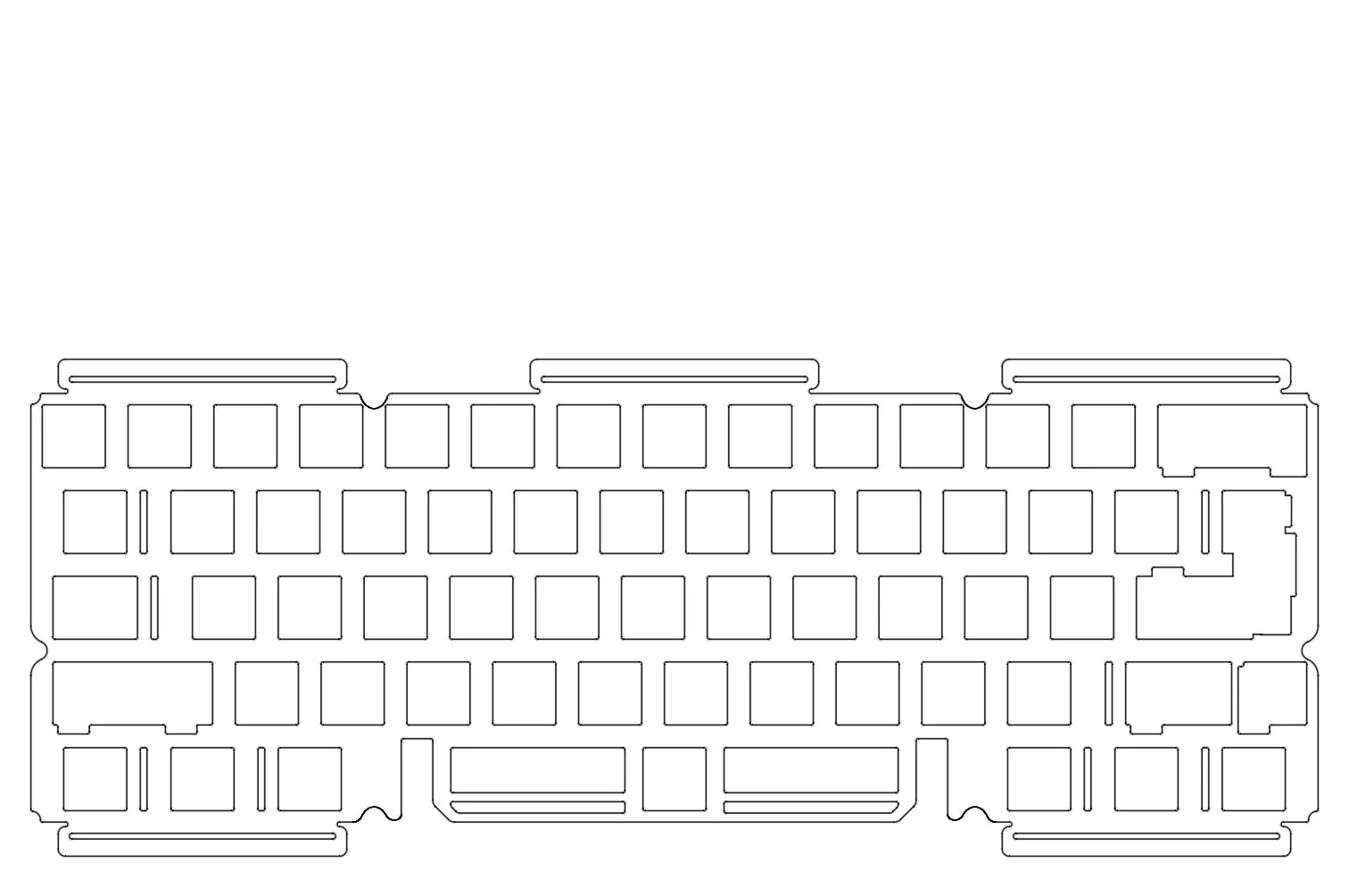 Bowl Keyboard - Oblique Parts