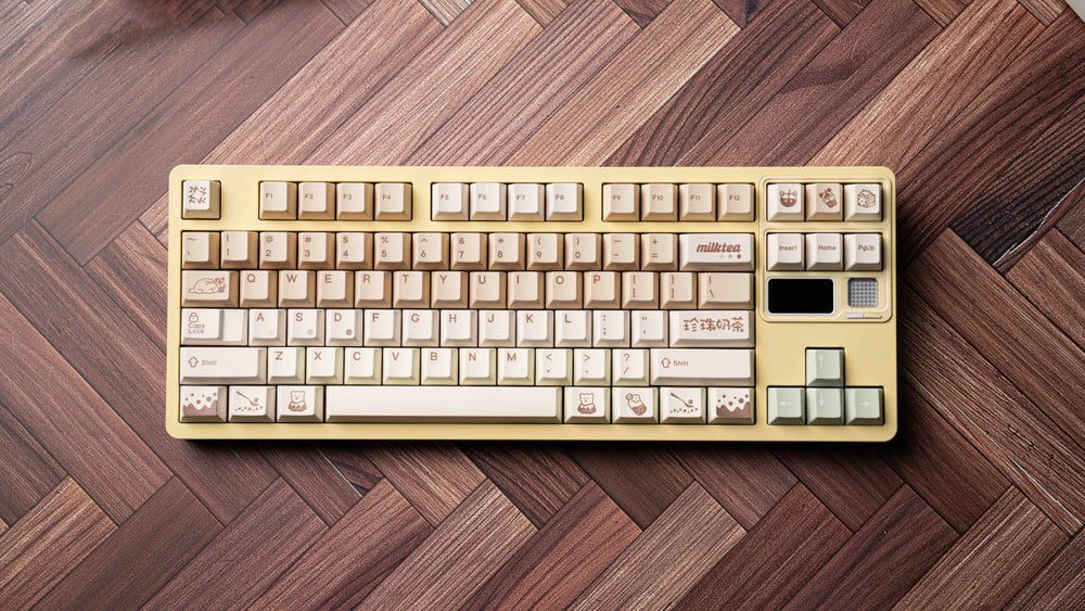 Qwertykeys Milk Tea Keycaps
