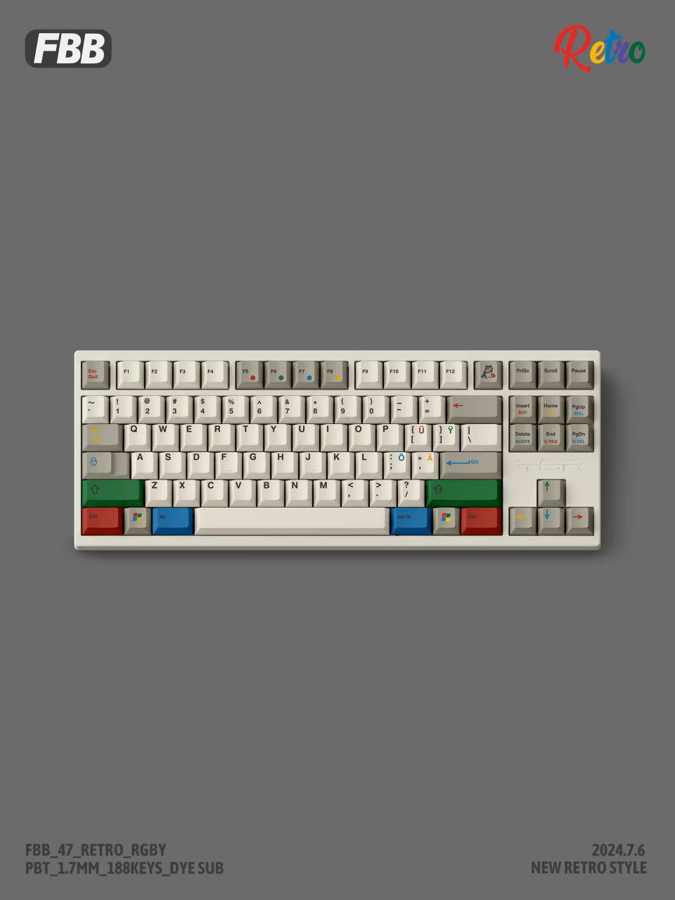 FBB Retro Keycaps Series