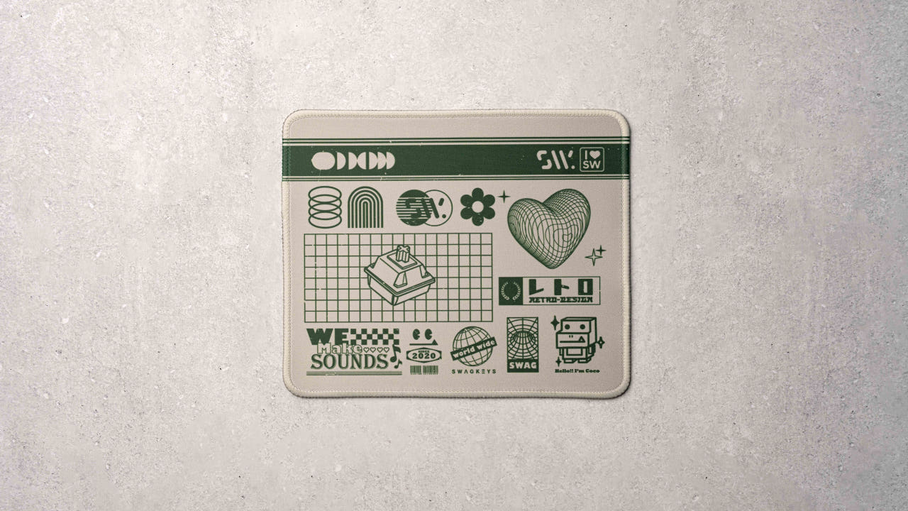 SW x Kyodiy Vintage Green Mousepad