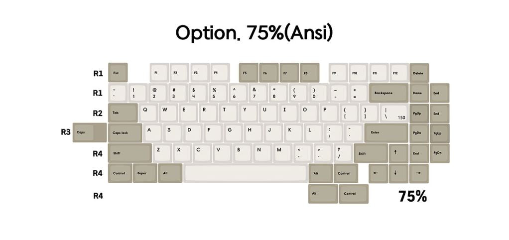 SW Calm Beige PBT Keycaps