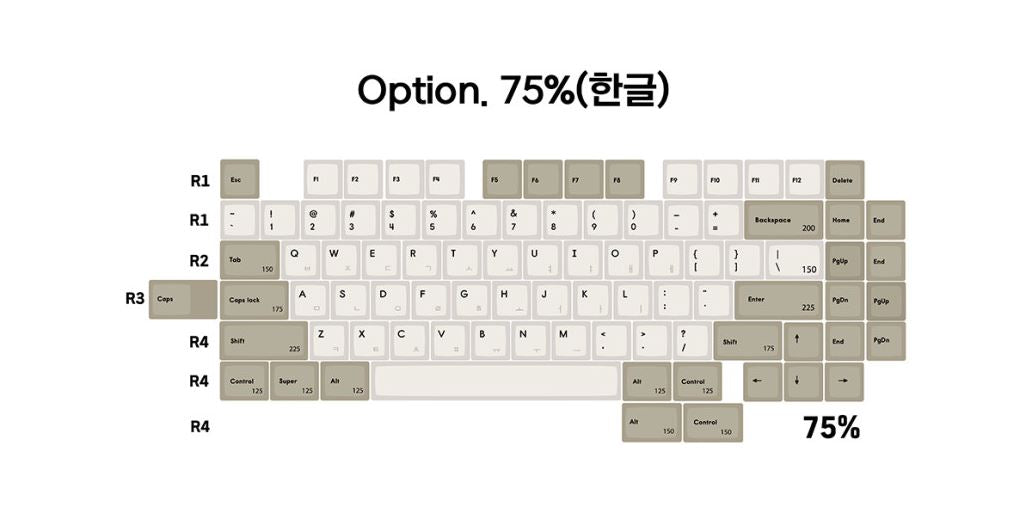 SW Calm Beige PBT Keycaps