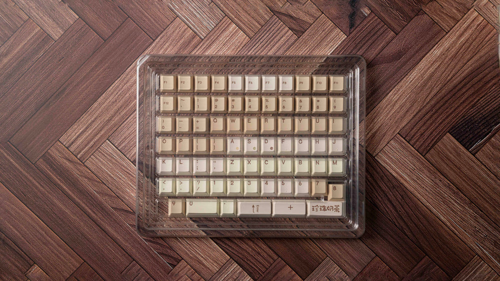 Qwertykeys Milk Tea Keycaps