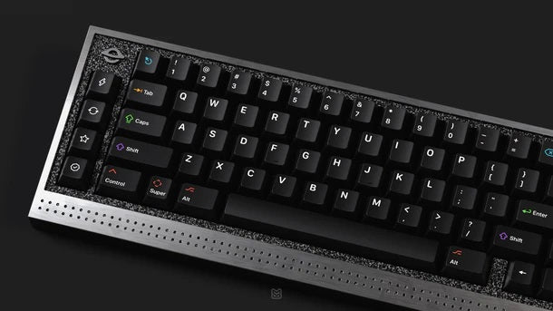 KAP White on Black keycap