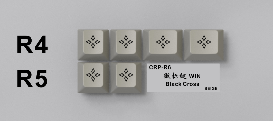 Hammerworks CRP R6 PBT Keycaps