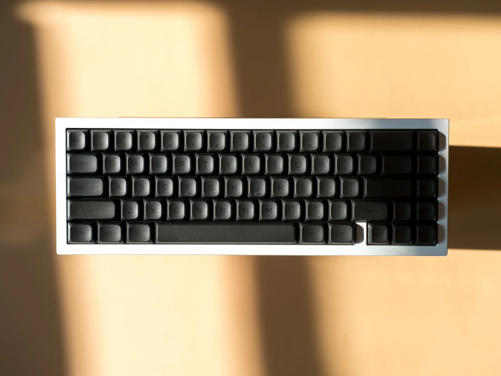 PBS Black on Black Keycaps