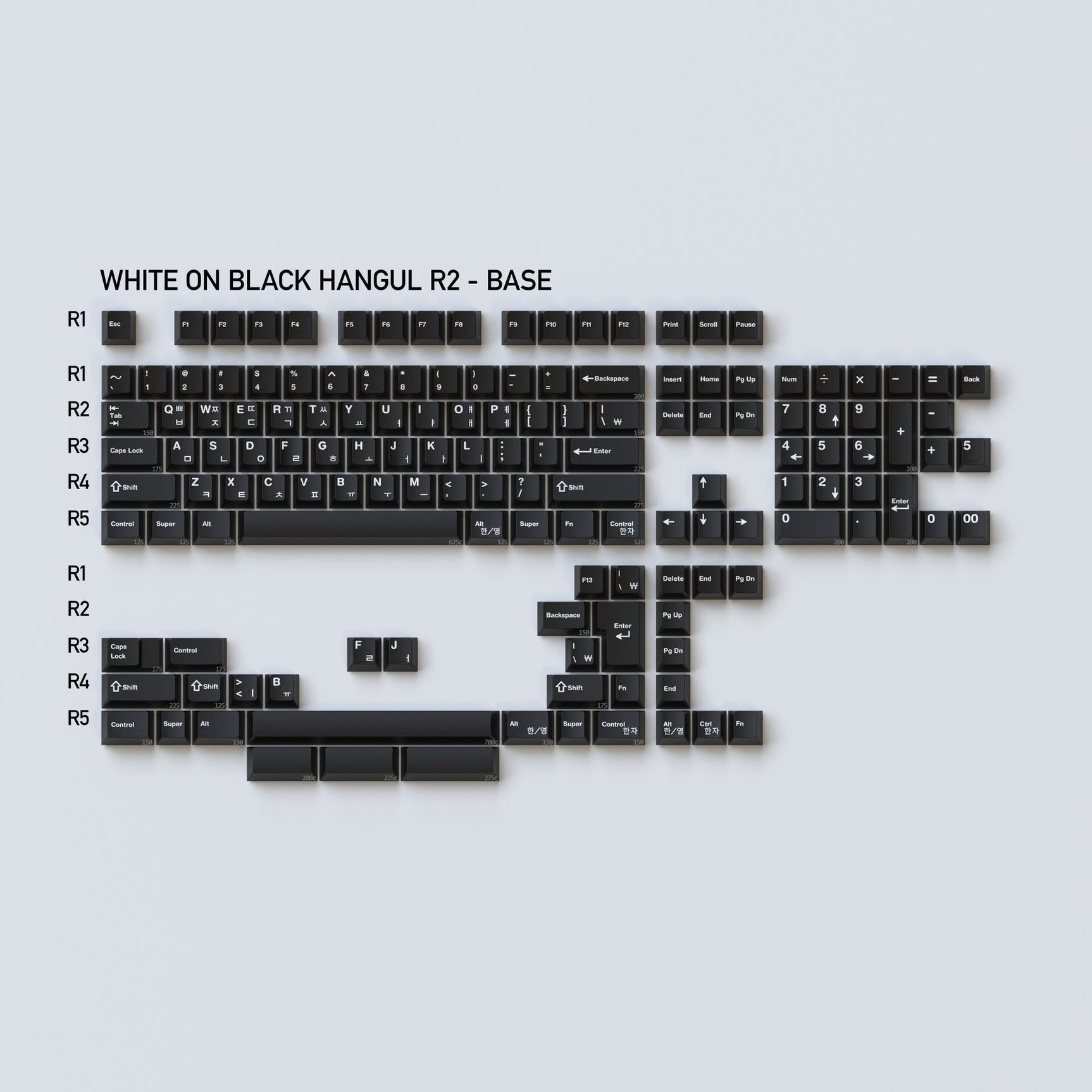 GMK WoB & BoW Hangul R2