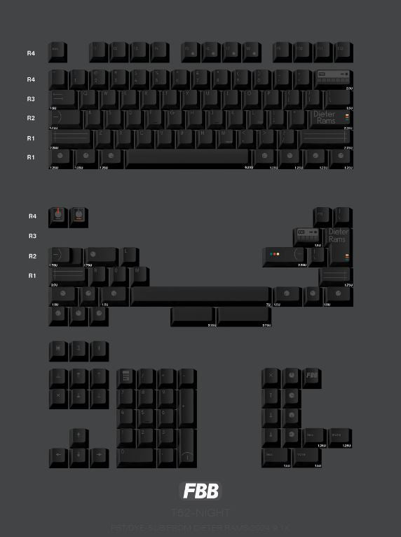 FBB T52 R2 Keycaps