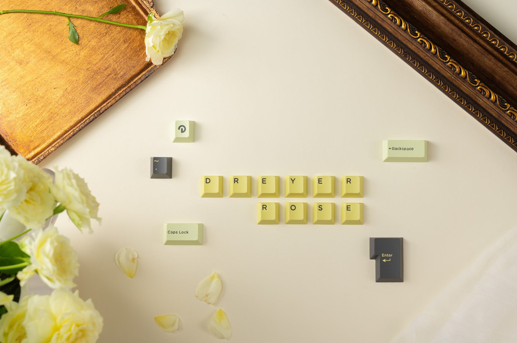 DMK Dreyer Rose Keycaps