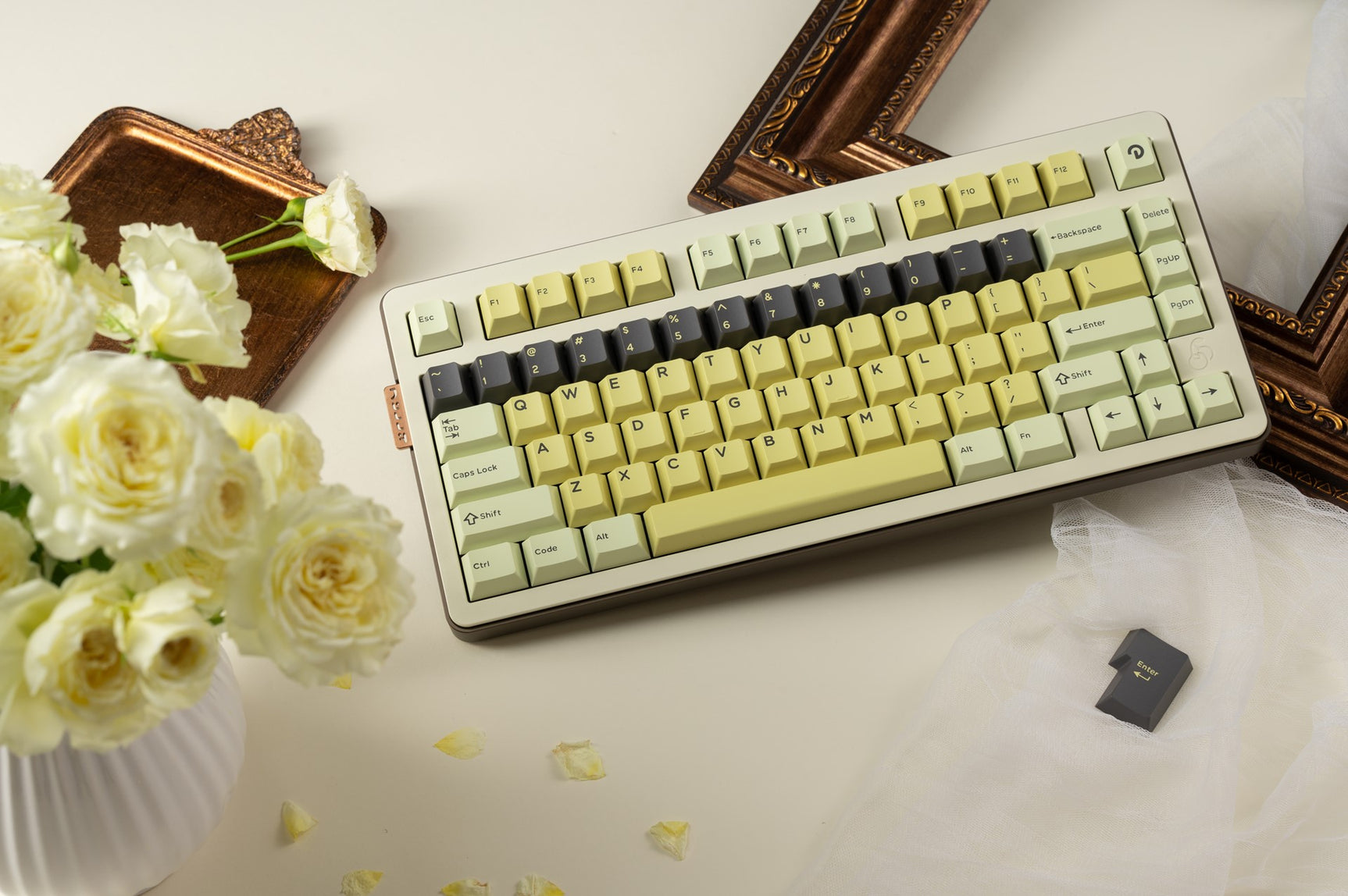 DMK Dreyer Rose Keycaps