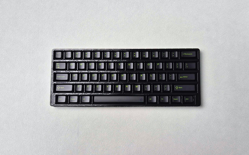 SW Transparent & Black Keycaps