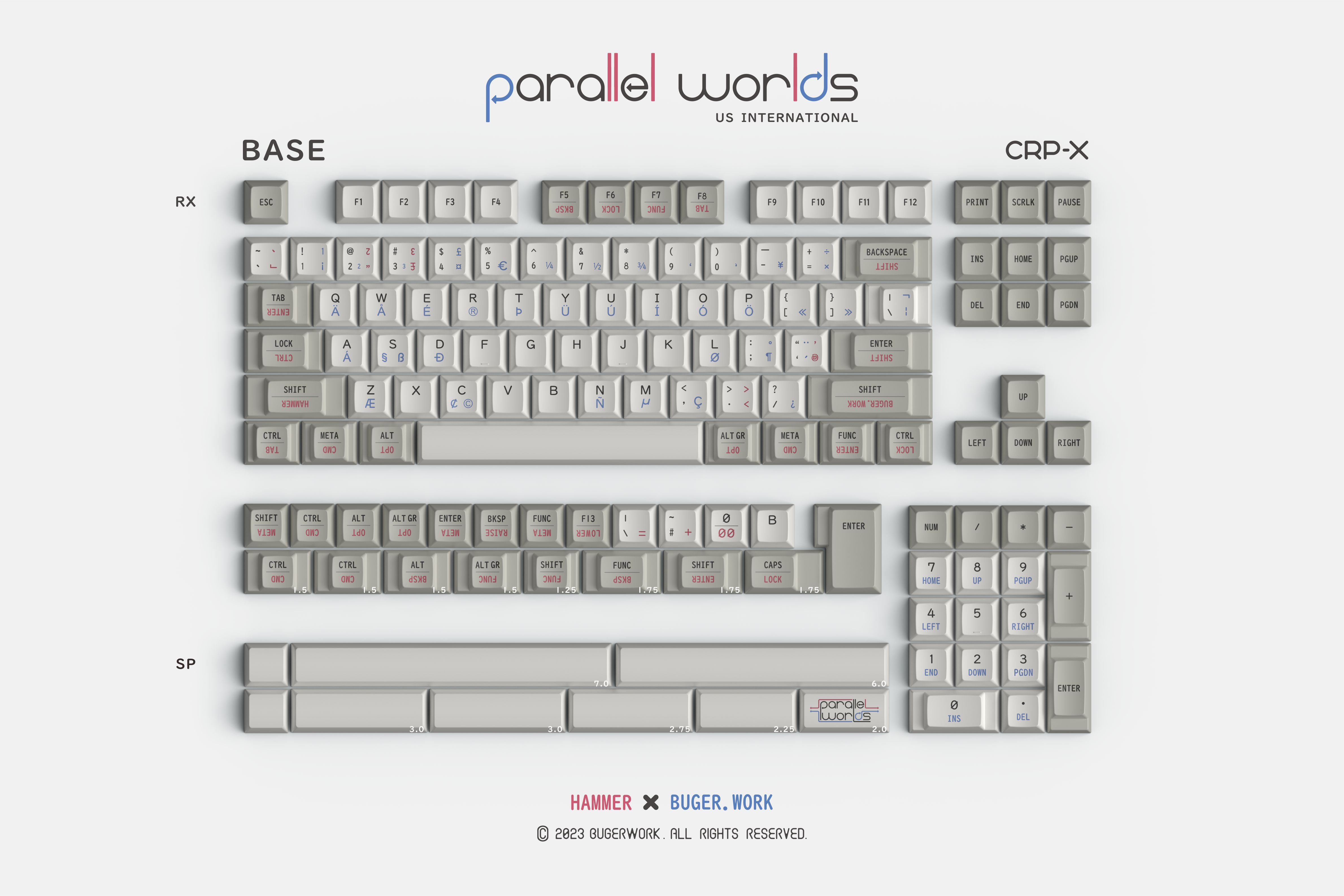 Hammer x BUGER CRP-X Parallel Worlds – Swagkeys